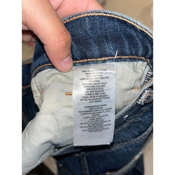 Current/Elliott Womens Distressed Blue Jeans With Red Plaid Patches Size 25 - Picture 10 of 10